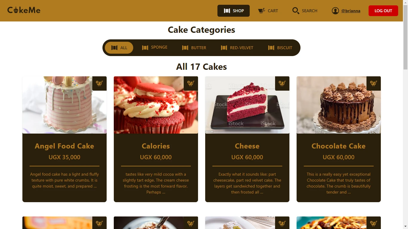 CakeMe Website