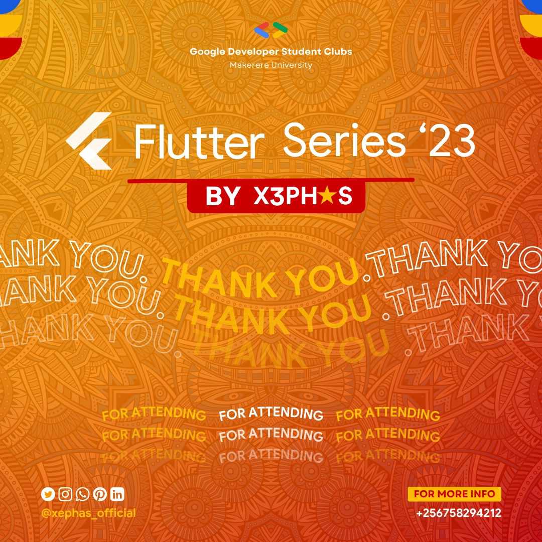 Flutter Series with Xephas at Google Developer Students Club, Makerere University